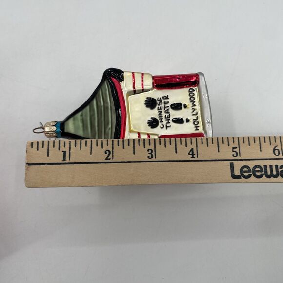 Landmark Creations Manns Chinese Theatre Glass Ornament Hollywood Hand Painted - Picture 10 of 11